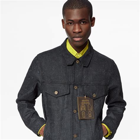 louis vuitton monogram denim jacket